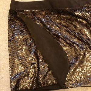 Haute Hippie Sequin Mini Skirt